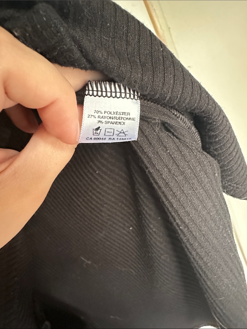 Smash + Tess Black Ribbed Button-Front Tank - Picture 3 of 3